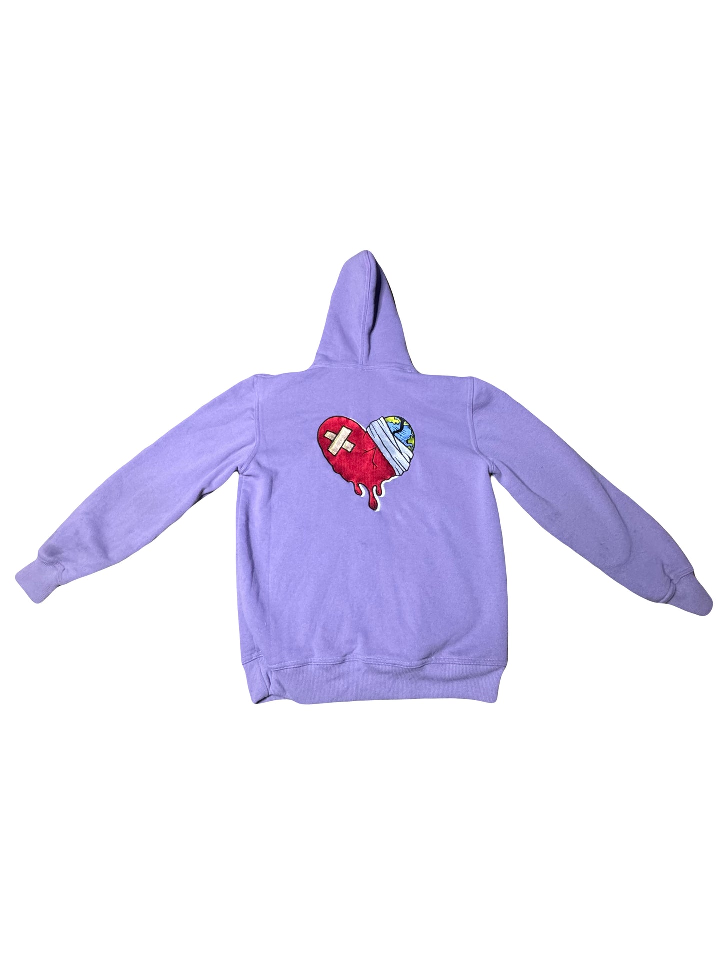 EMBROIDERED HEARTLESS
PULLOVER HOODIE