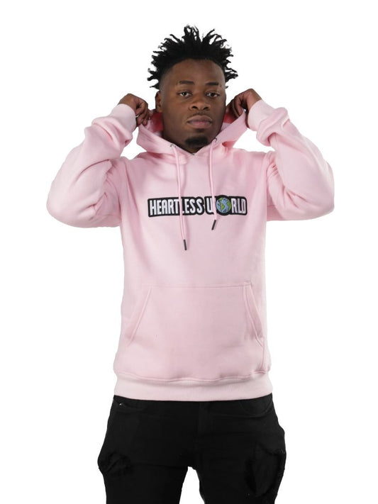 EMBROIDERED HEARTLESS PULLOVER HOODIE